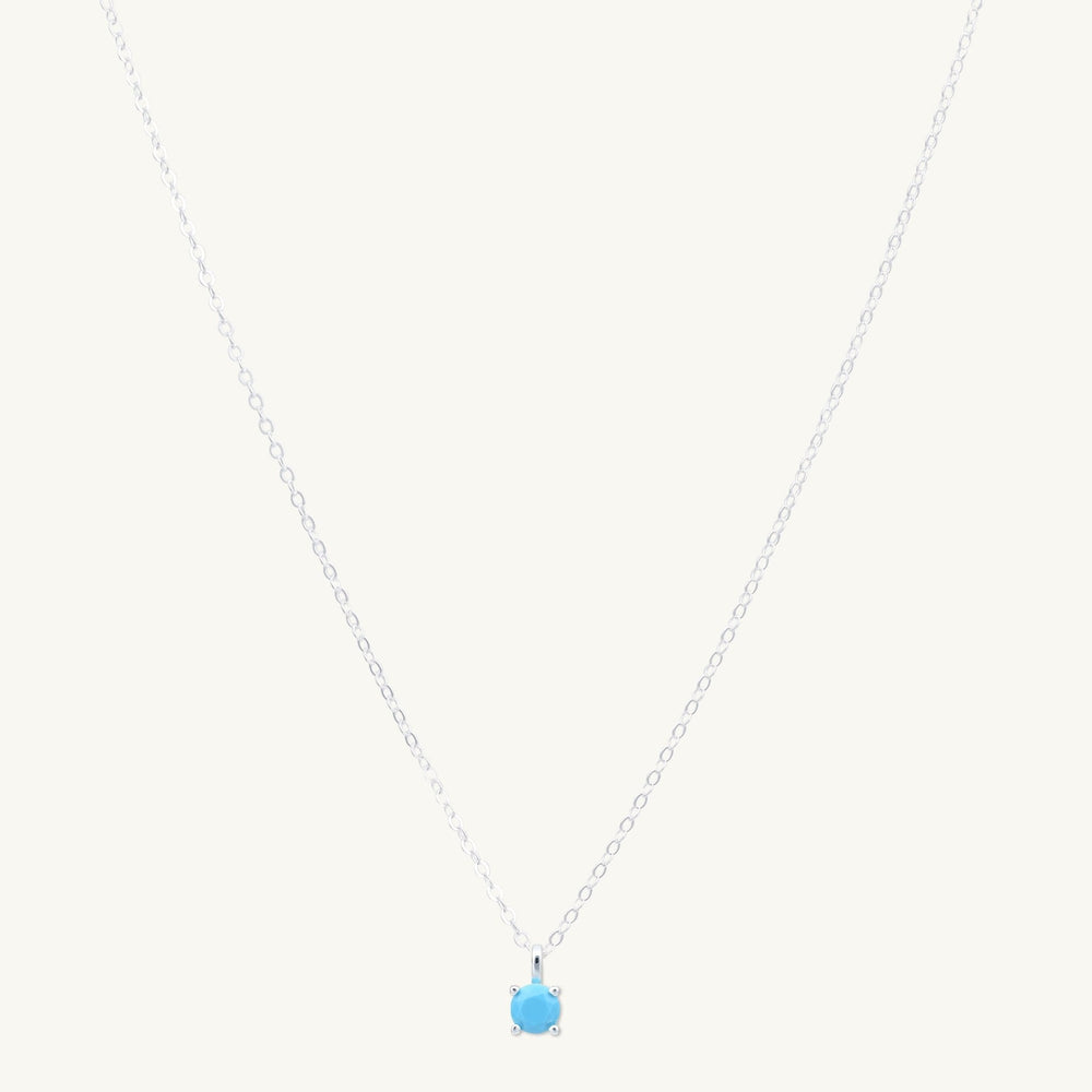 Classic Birthstone Necklace December