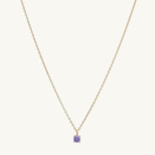 Classic Birthstone Necklace February
