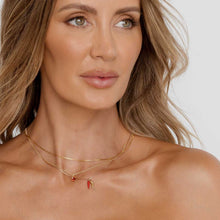 Classic Birthstone Necklace January