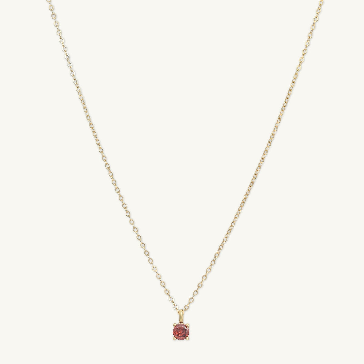 Classic Birthstone Necklace January