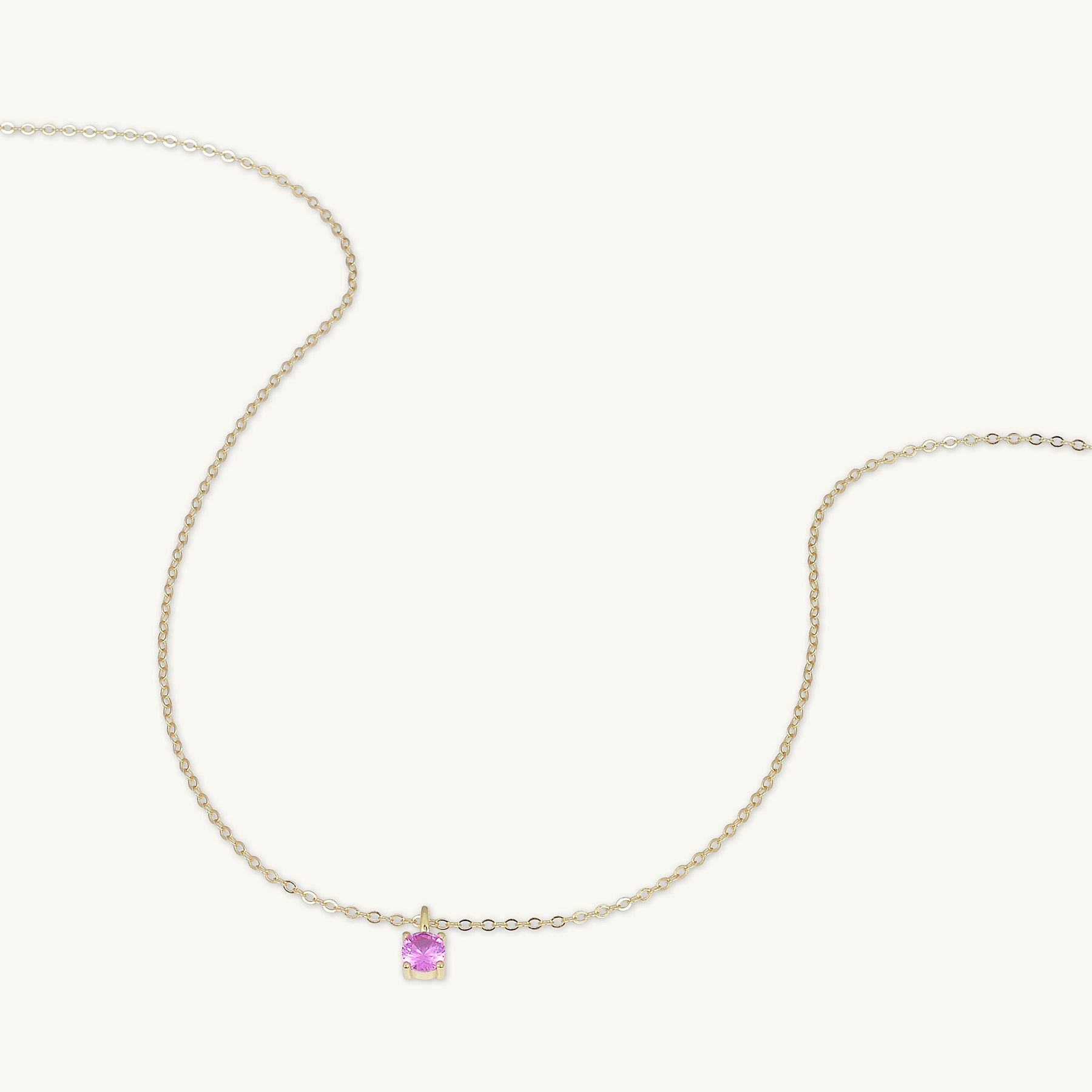 Classic Birthstone Necklace July