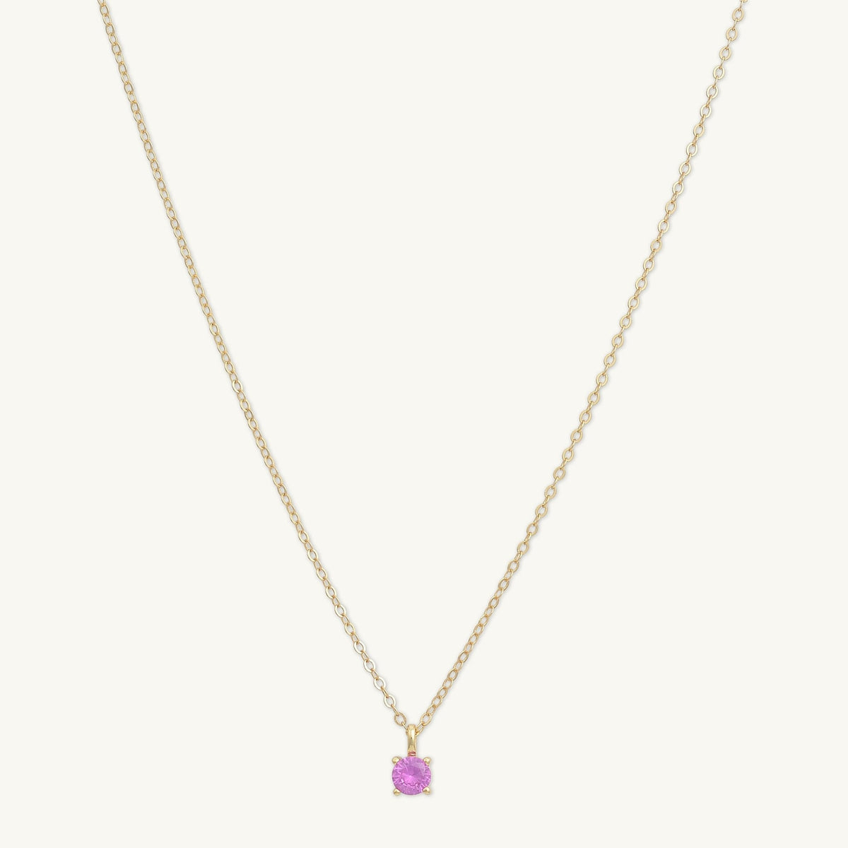 Classic Birthstone Necklace July