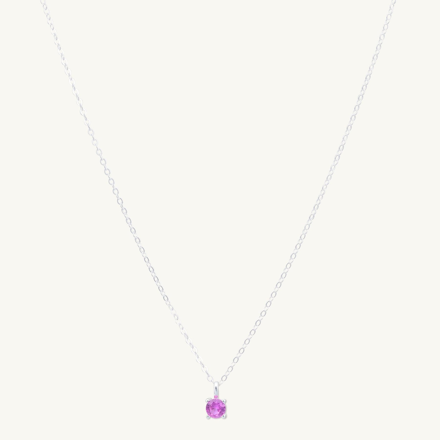 Classic Birthstone Necklace July