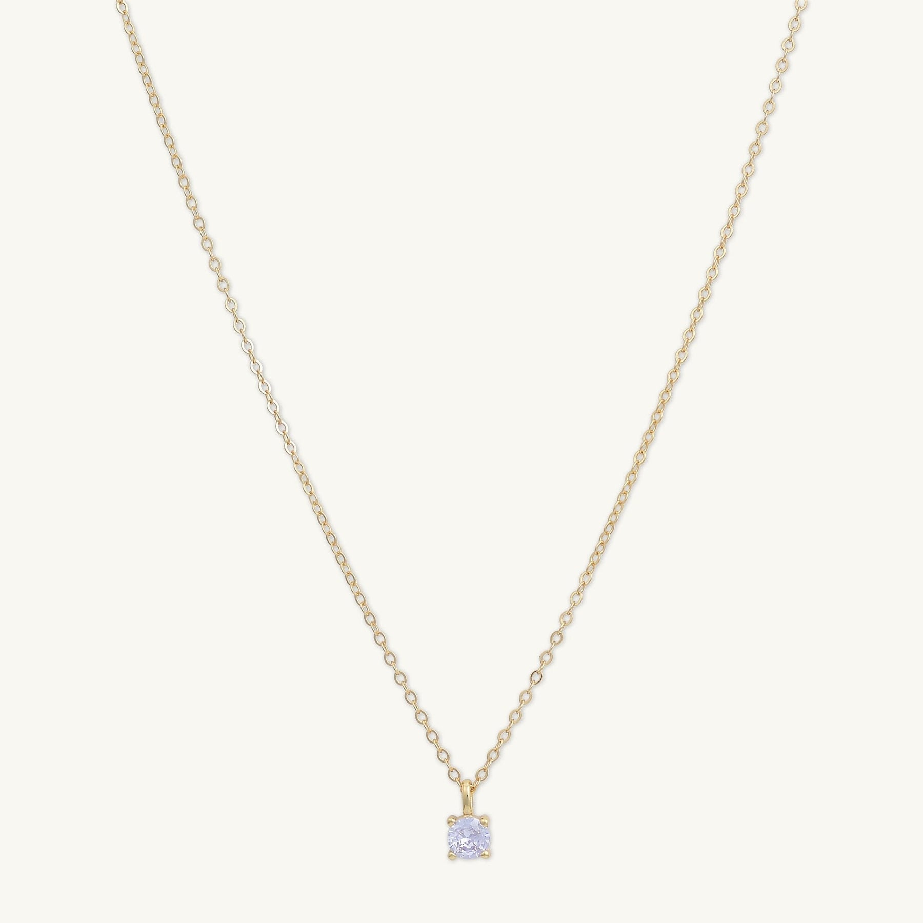 Classic Birthstone Necklace June