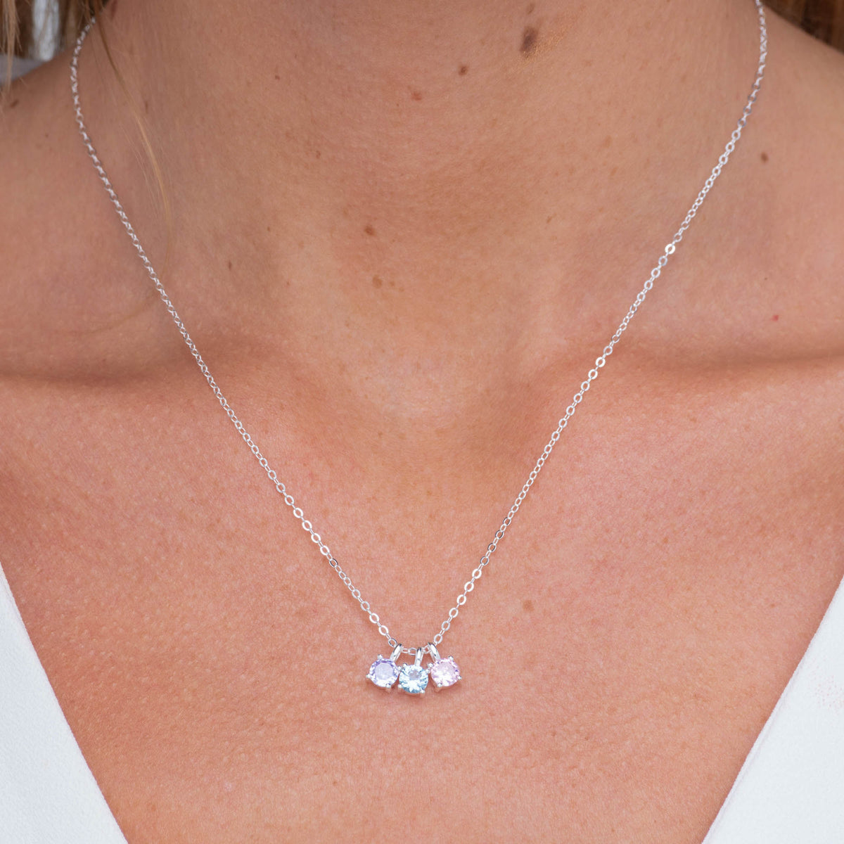Classic Birthstone Necklace June
