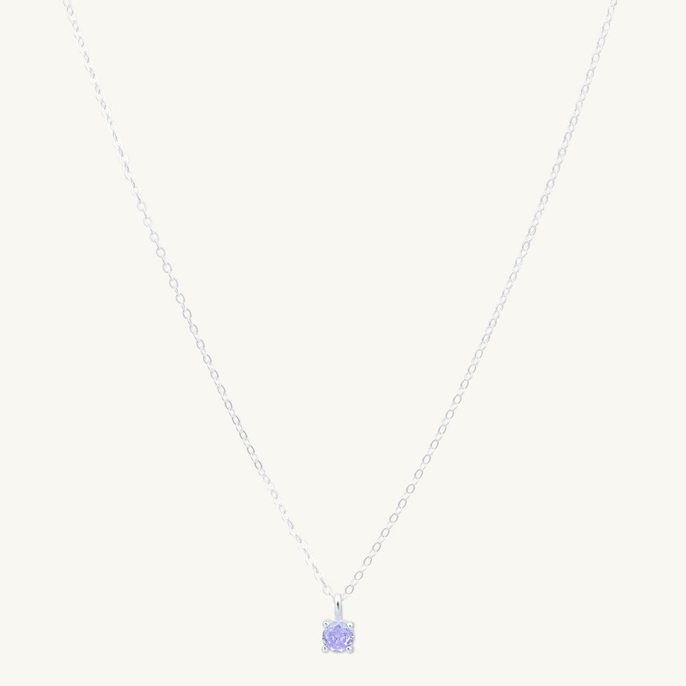 Classic Birthstone Necklace June
