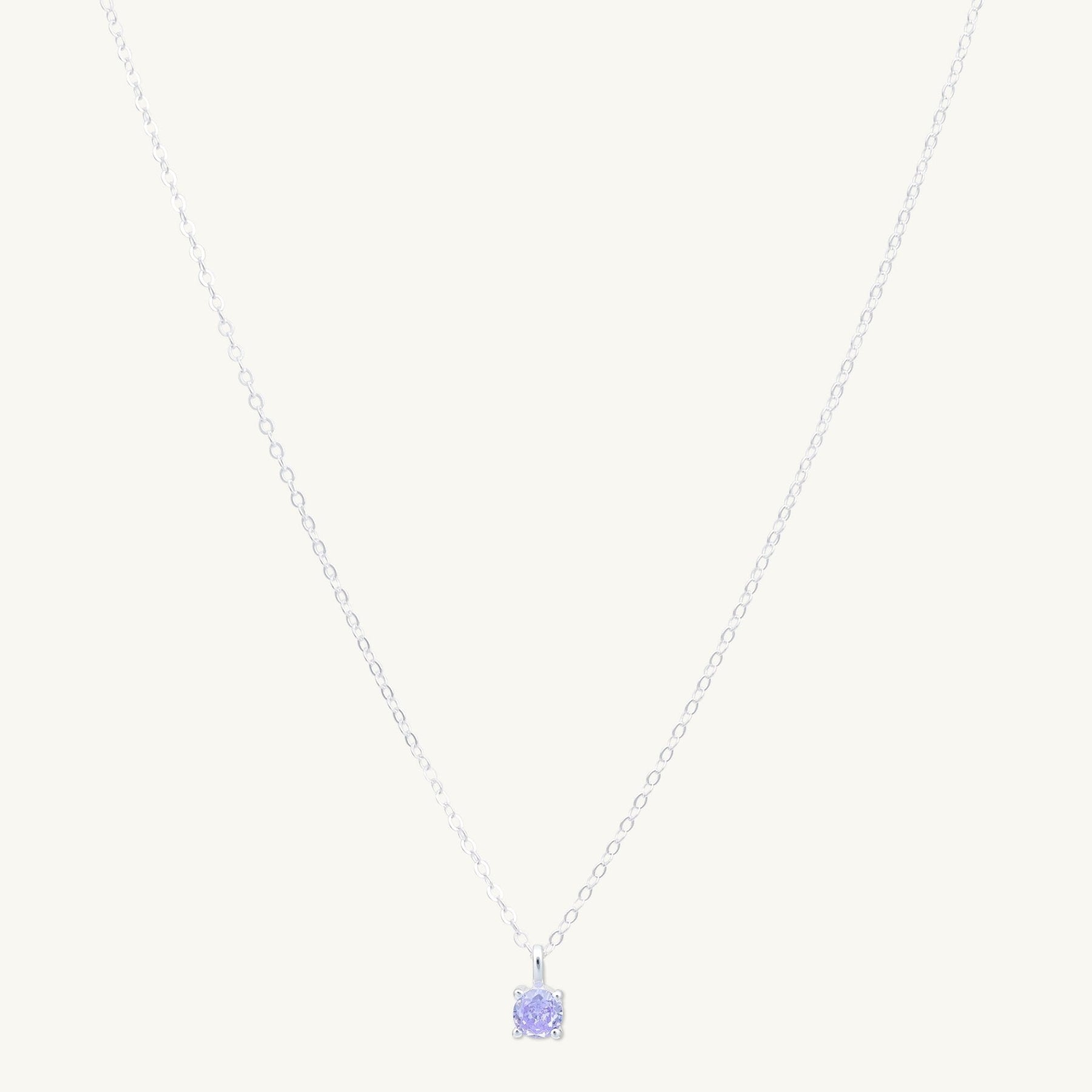Classic Birthstone Necklace June