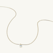Classic Birthstone Necklace March