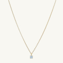 Classic Birthstone Necklace March