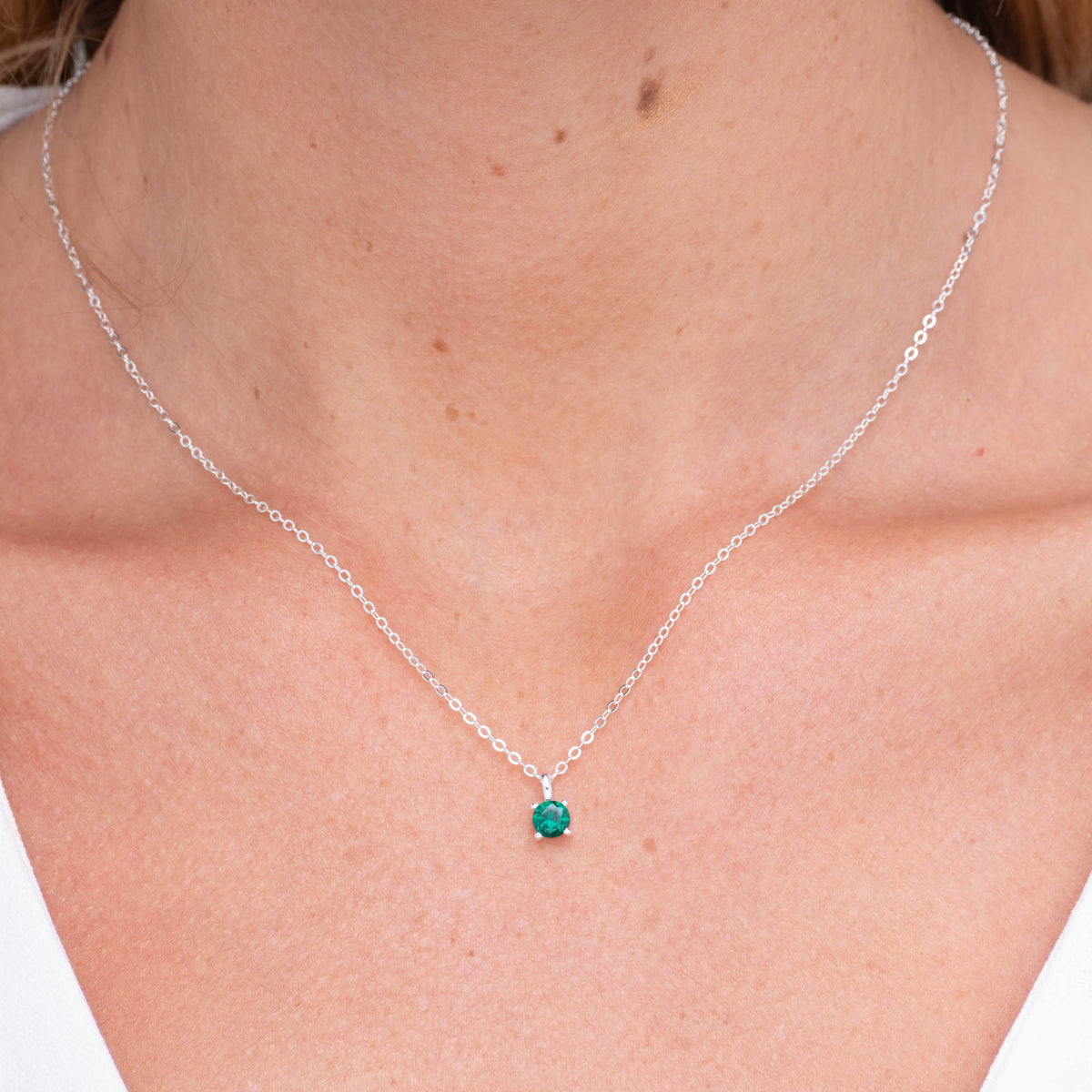 Classic Birthstone Necklace May