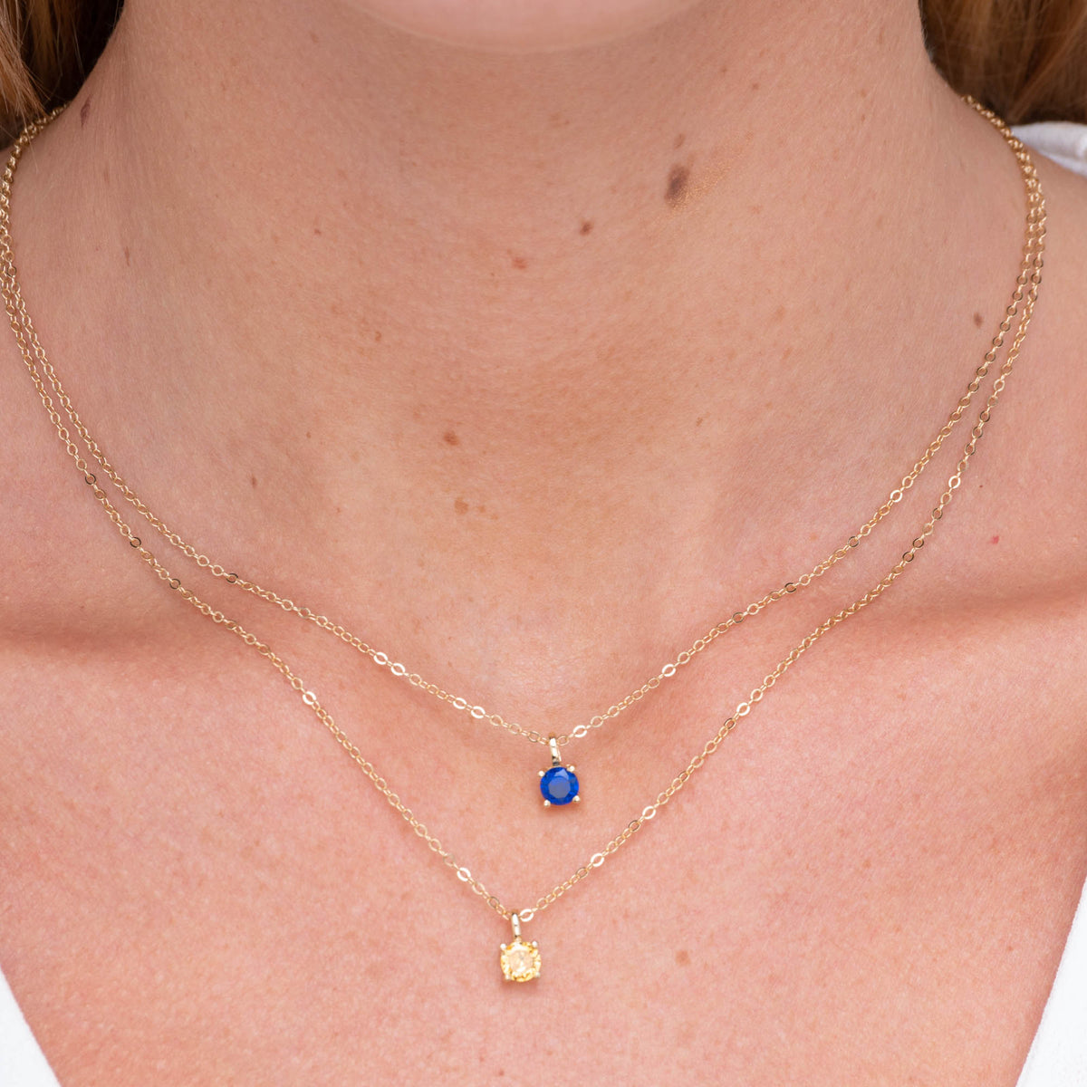 Classic Birthstone Necklace November