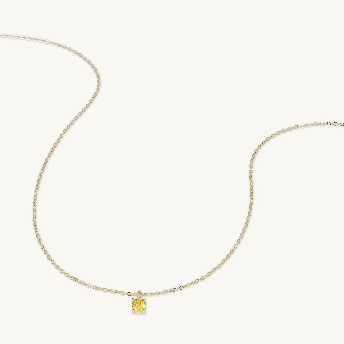 Classic Birthstone Necklace November