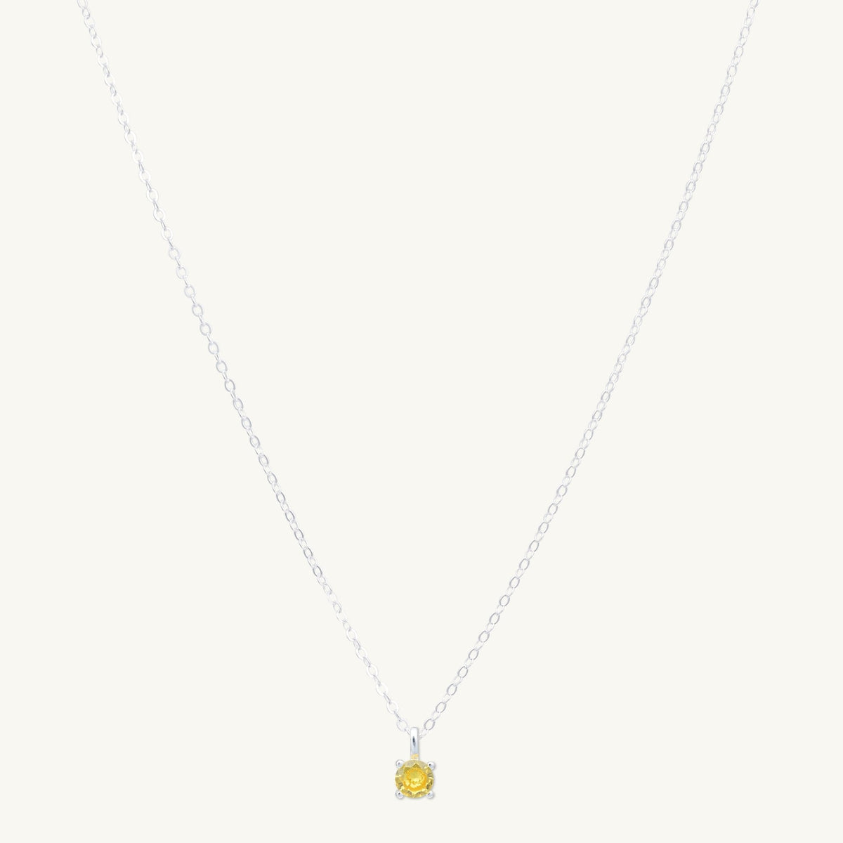 Classic Birthstone Necklace November