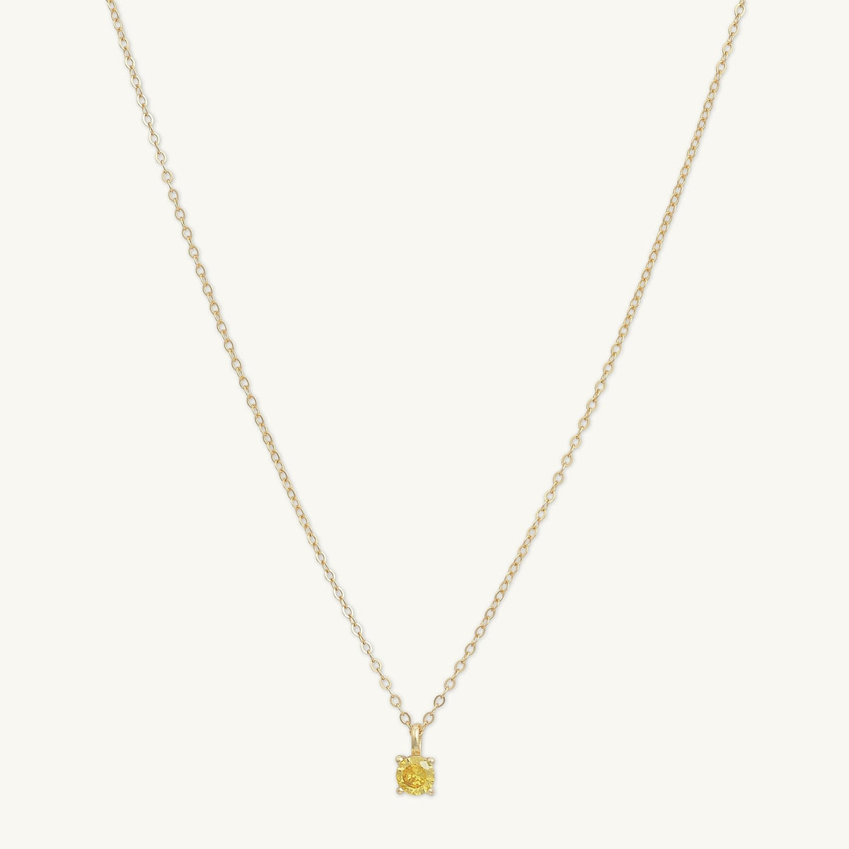 Classic Birthstone Necklace November