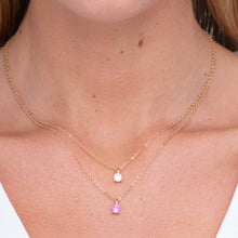 Classic Birthstone Necklace October