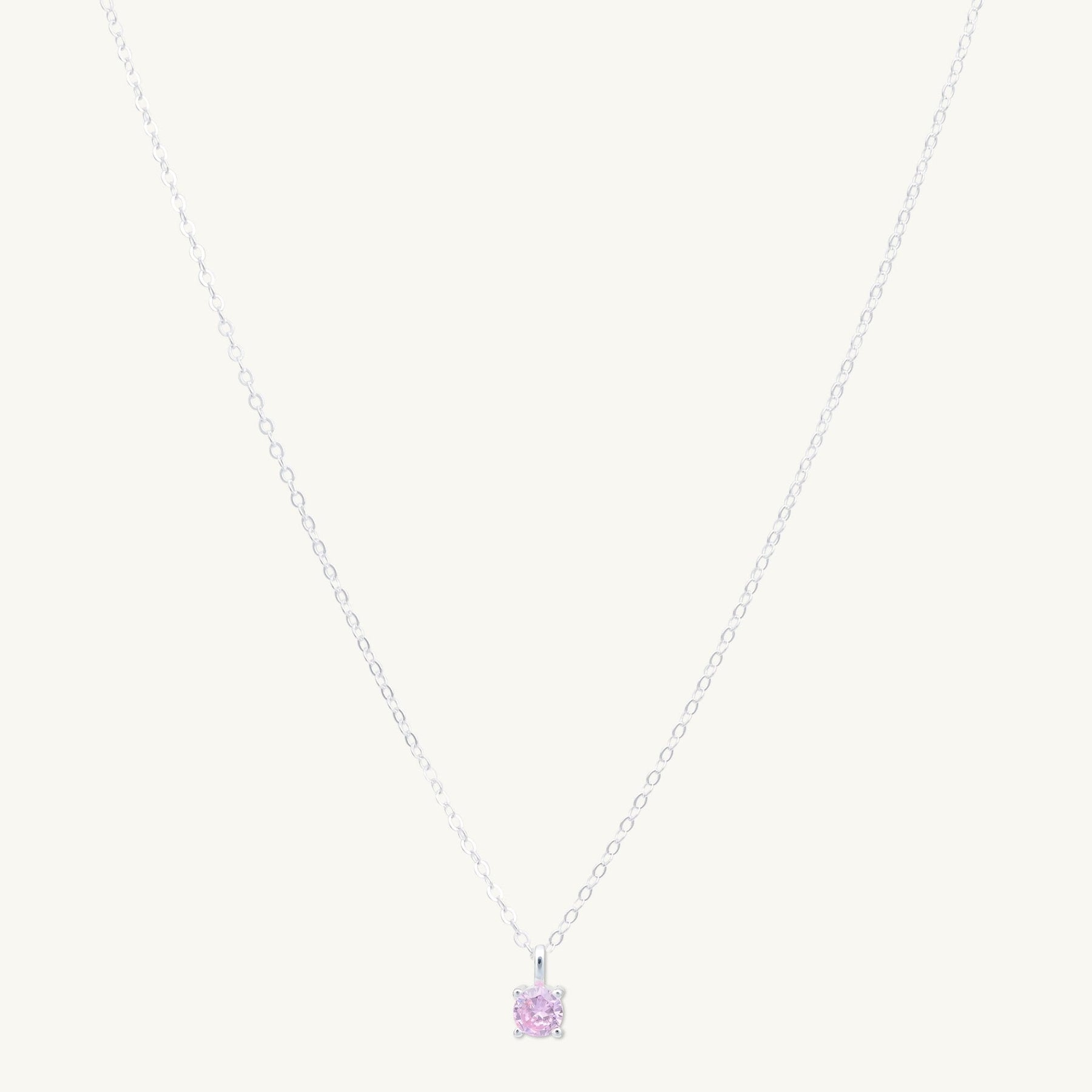 Classic Birthstone Necklace October