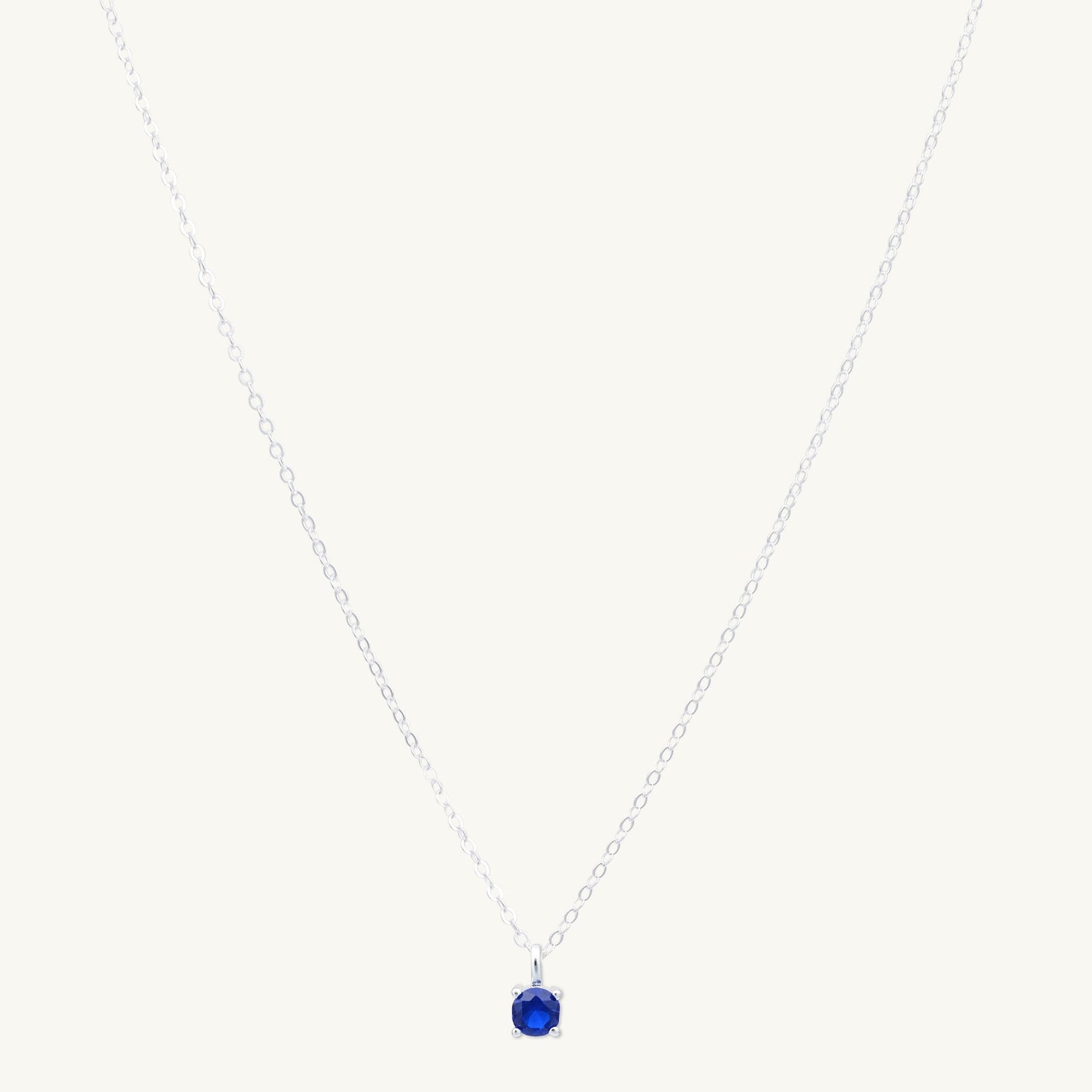 Classic Birthstone Necklace September