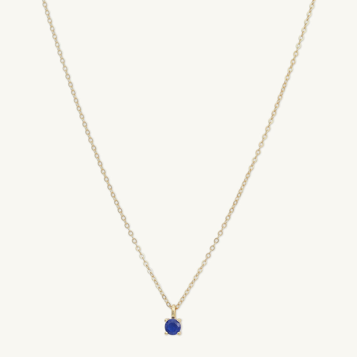 Classic Birthstone Necklace September