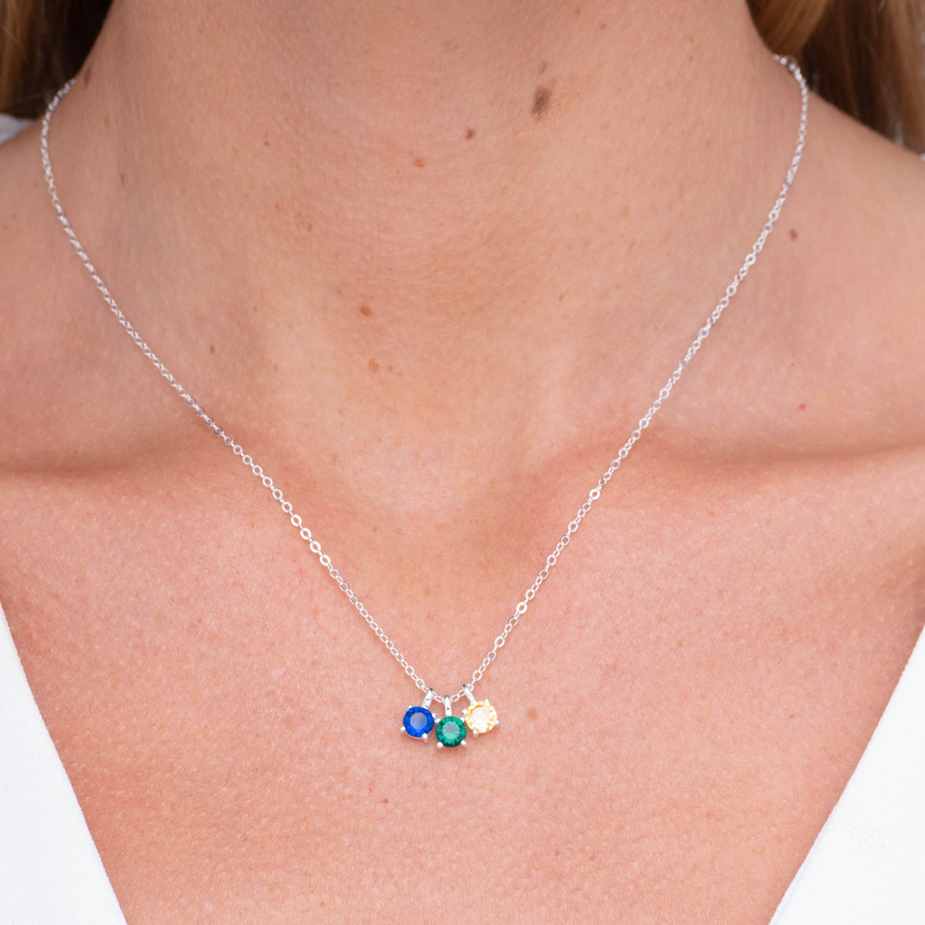 Classic Birthstone Necklace September