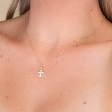 Classic Cross Pendant Moissanite Necklace