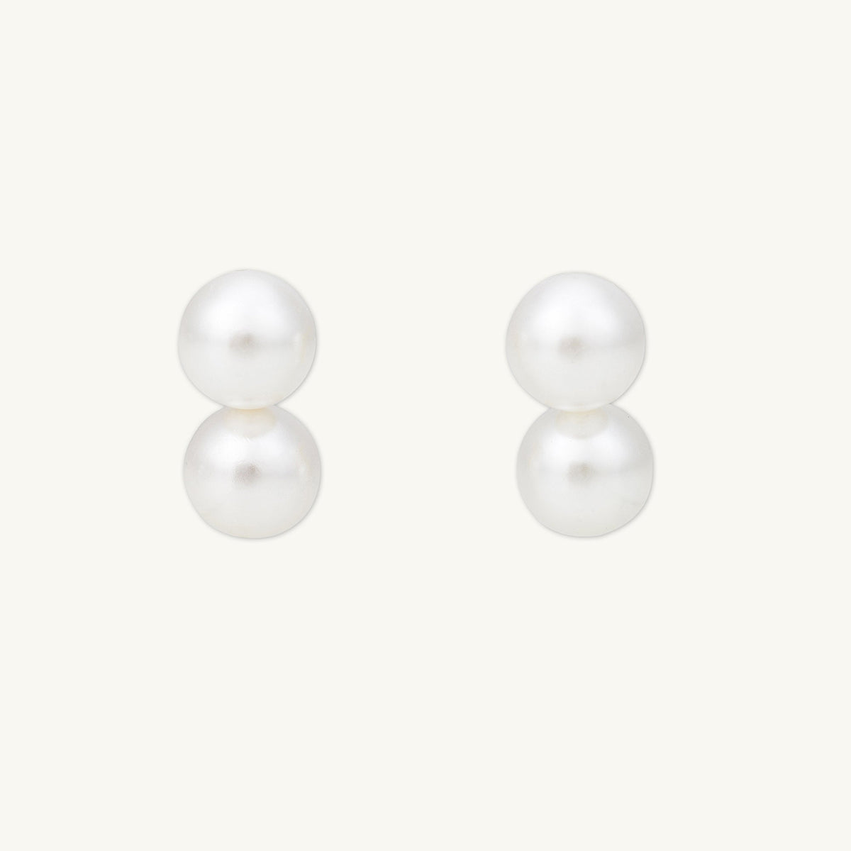 Classic Double Pearl Earrings