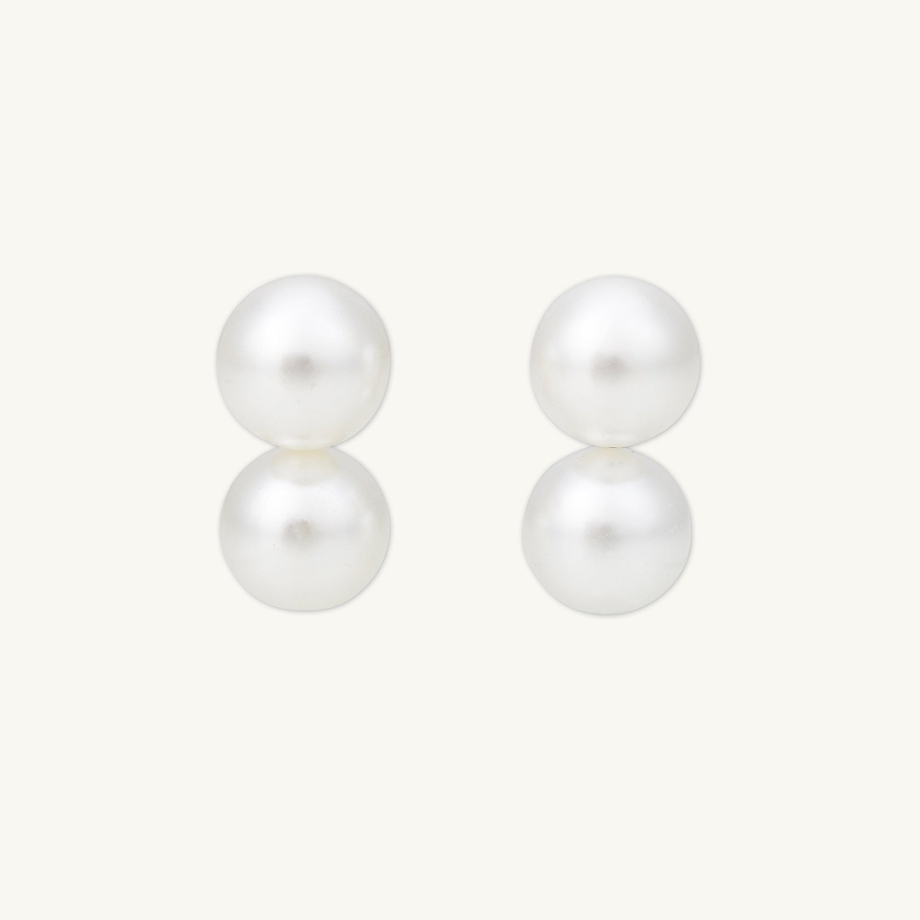Classic Double Pearl Earrings