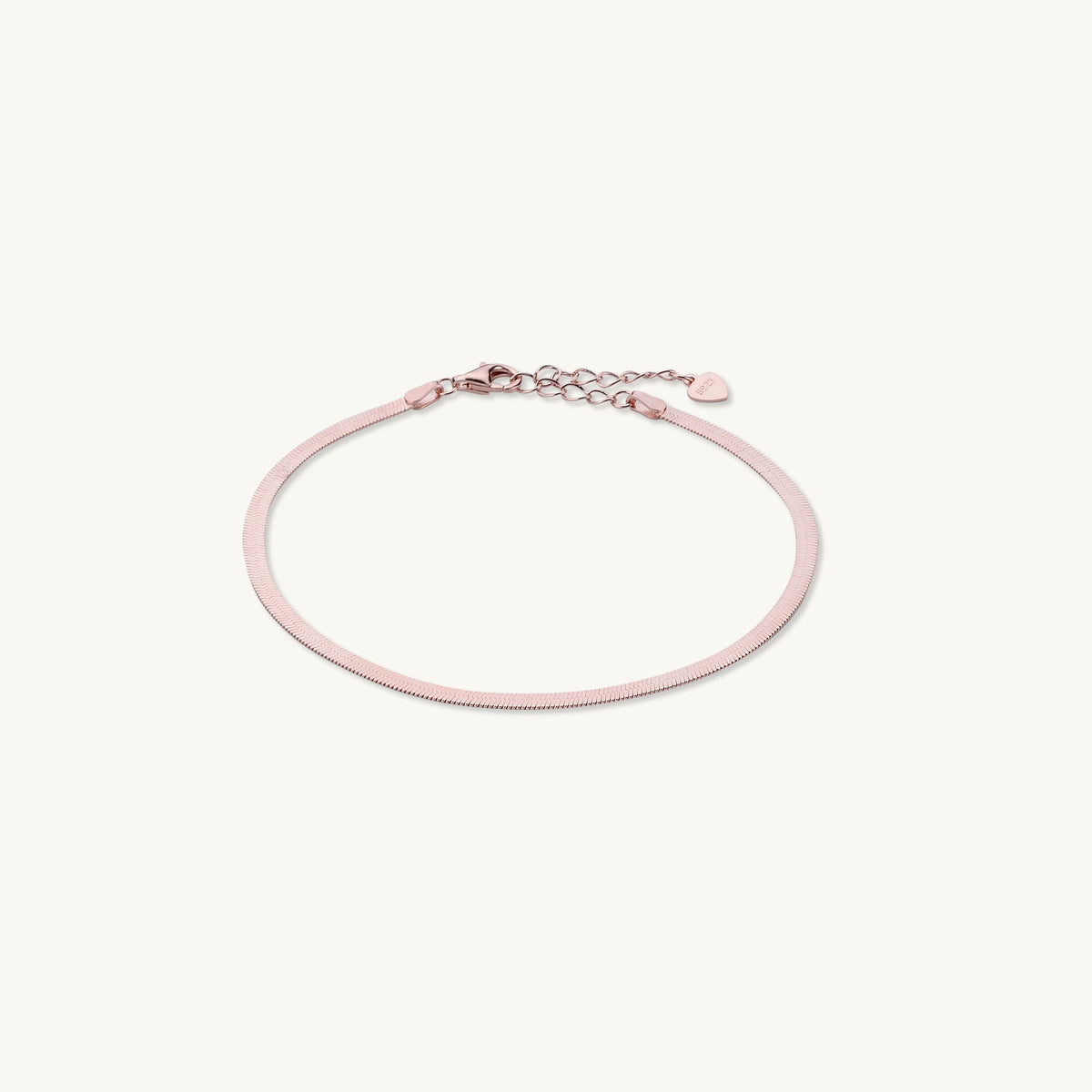 Classic Herringbone Snake Chain Bracelet