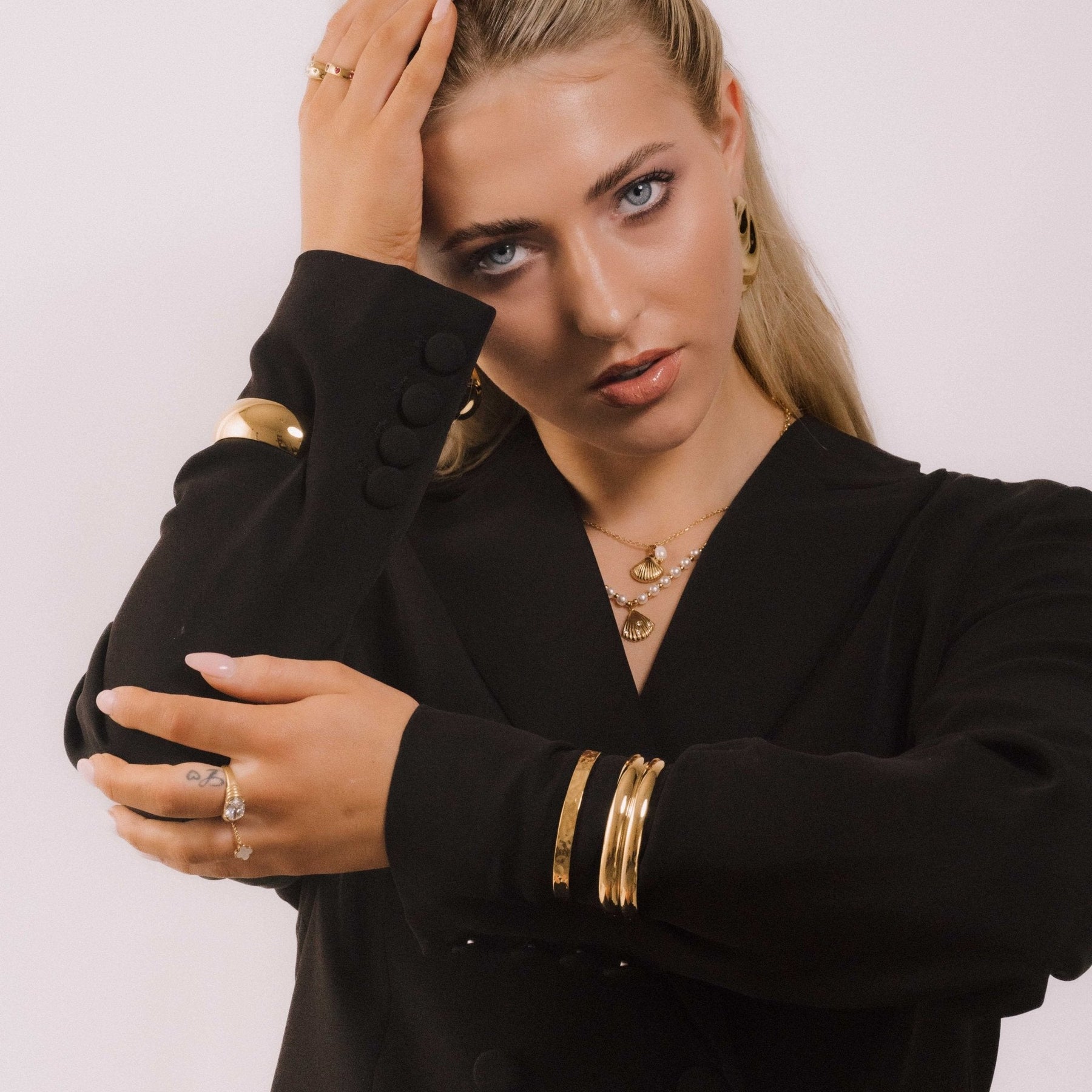 Classic Molten Open Cuff Bangle