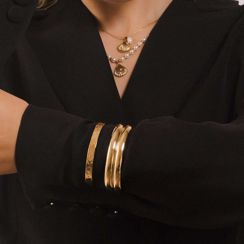 Classic Molten Open Cuff Bangle