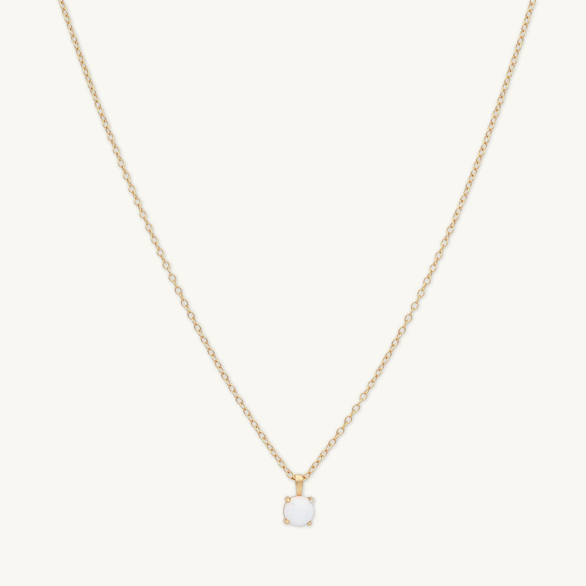 Classic Opal Pendant Necklace