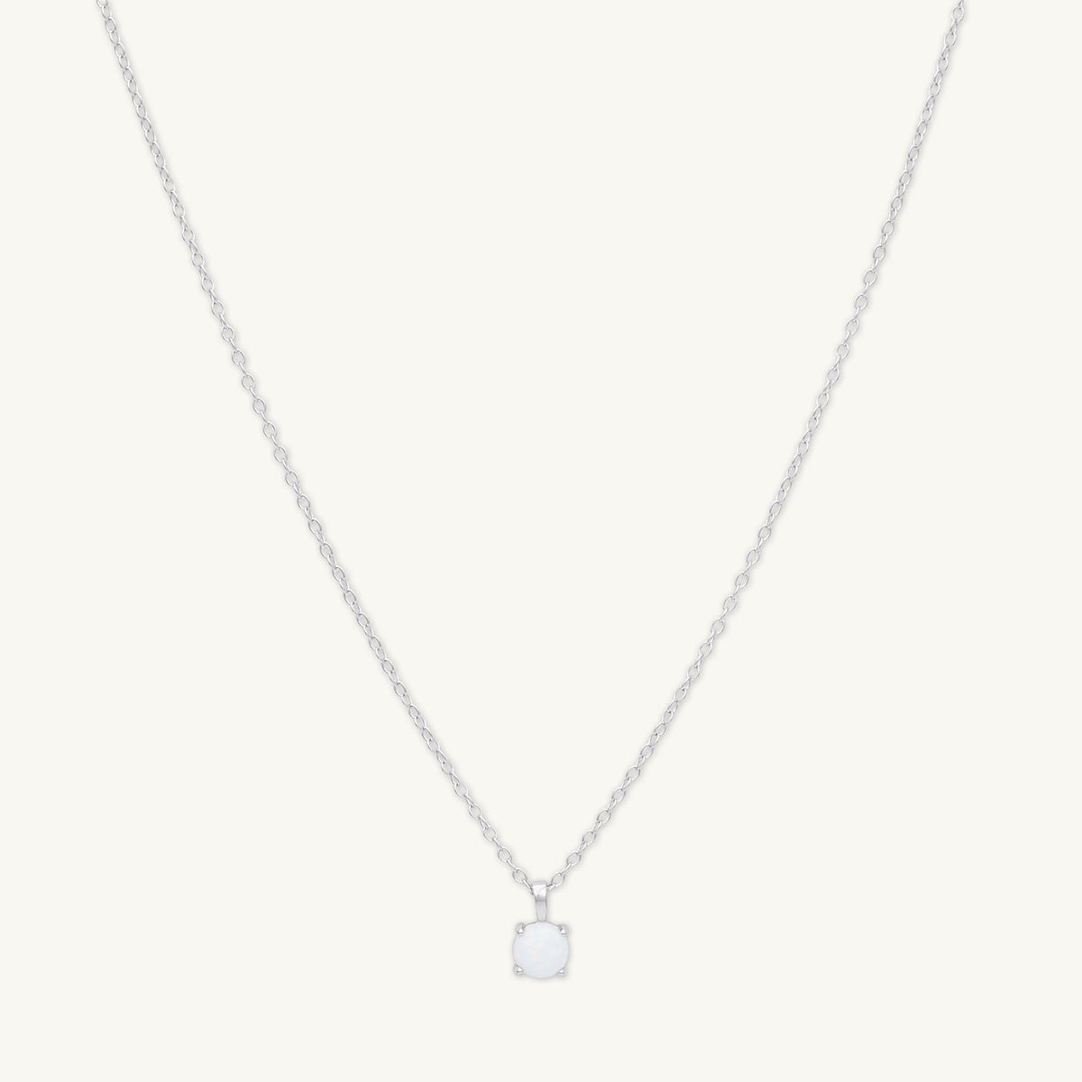 Classic Opal Pendant Necklace