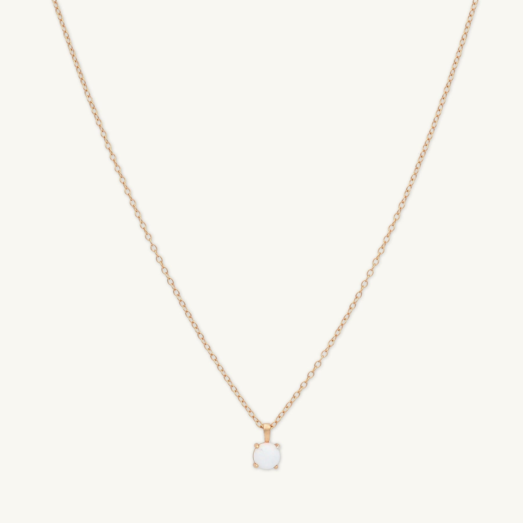 Classic Opal Pendant Necklace