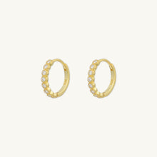 Classic Sapphire Huggie Earrings