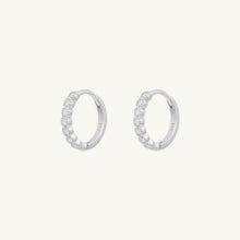 Classic Sapphire Huggie Earrings