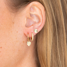 Classic Sapphire Huggie Earrings