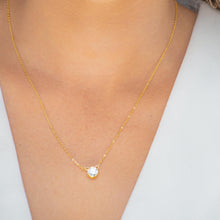 Classic Solitaire Moissanite Necklace 1 Carat