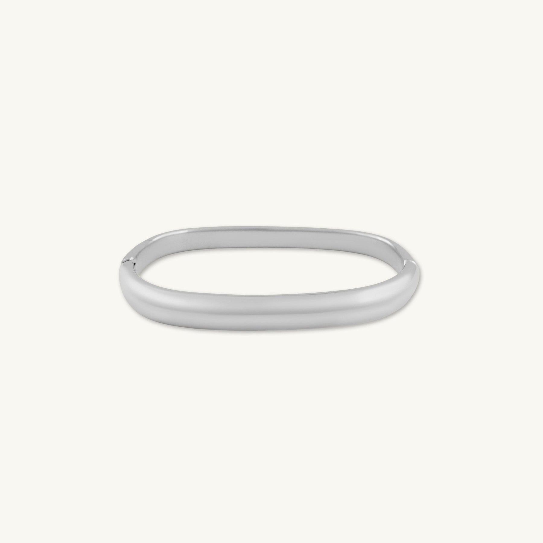 Classic Square Dome Hinged Bangle