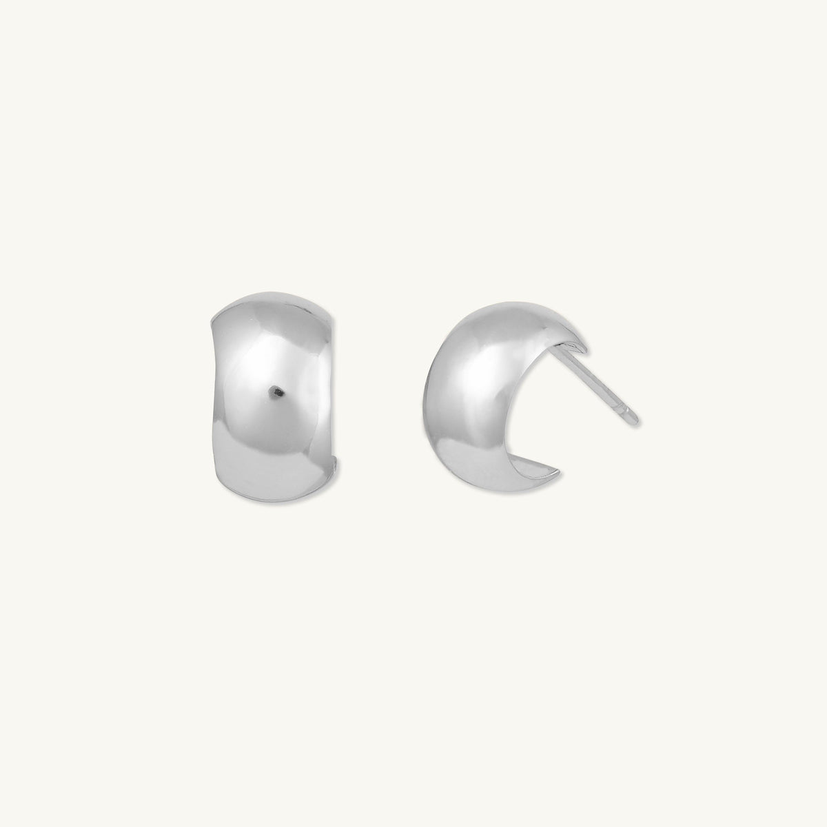 Classic Thick Huggie Earrings