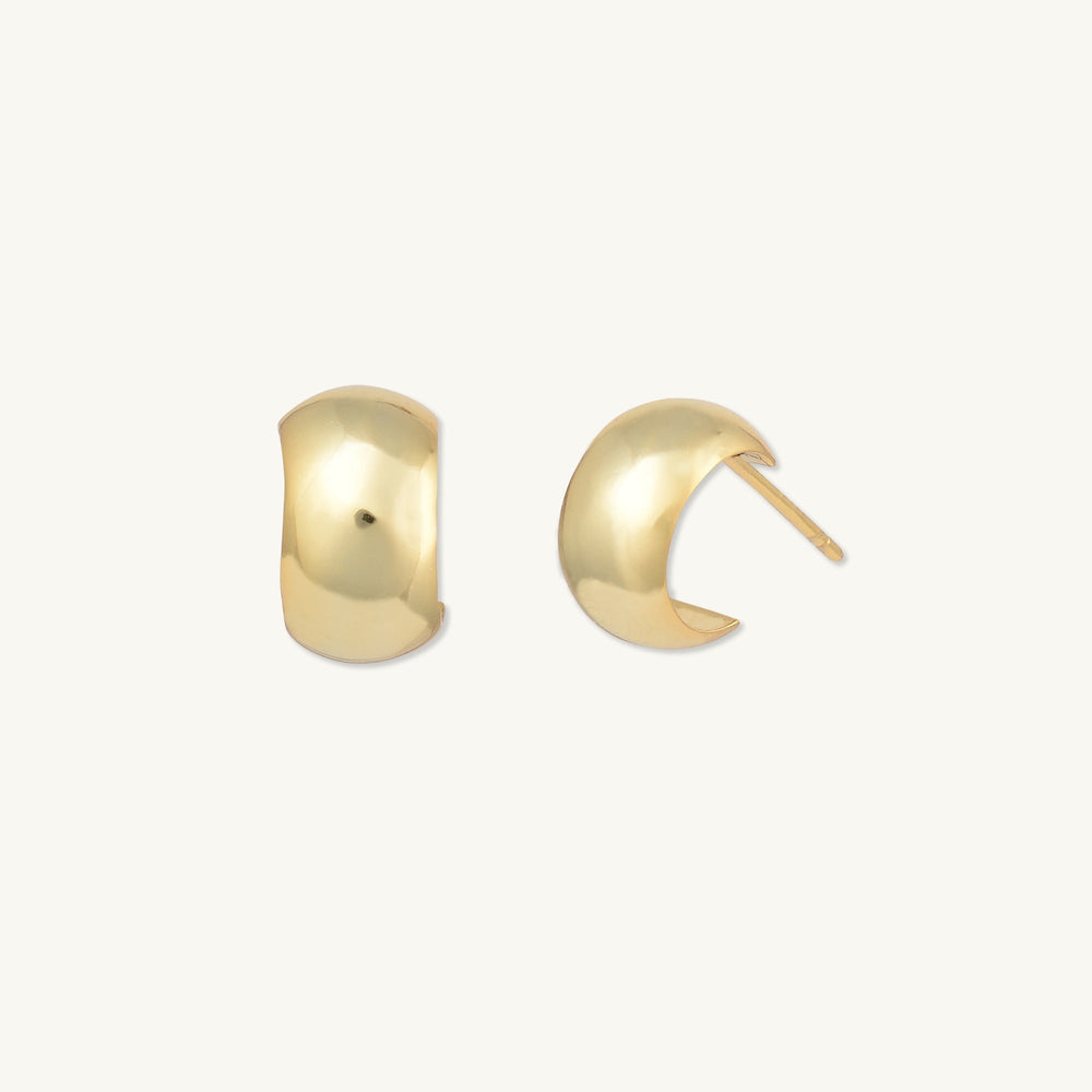 Classic Thick Huggie Earrings