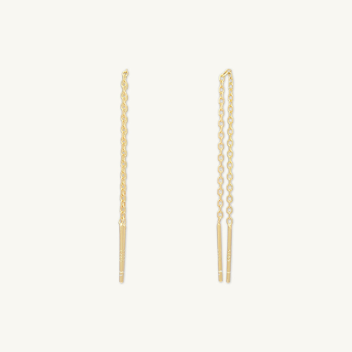Classic Threader Chain Earrings