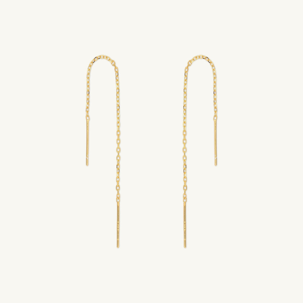 Classic Threader Chain Earrings