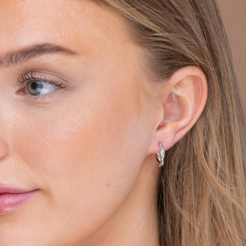 Classic Twist Hoop Earrings