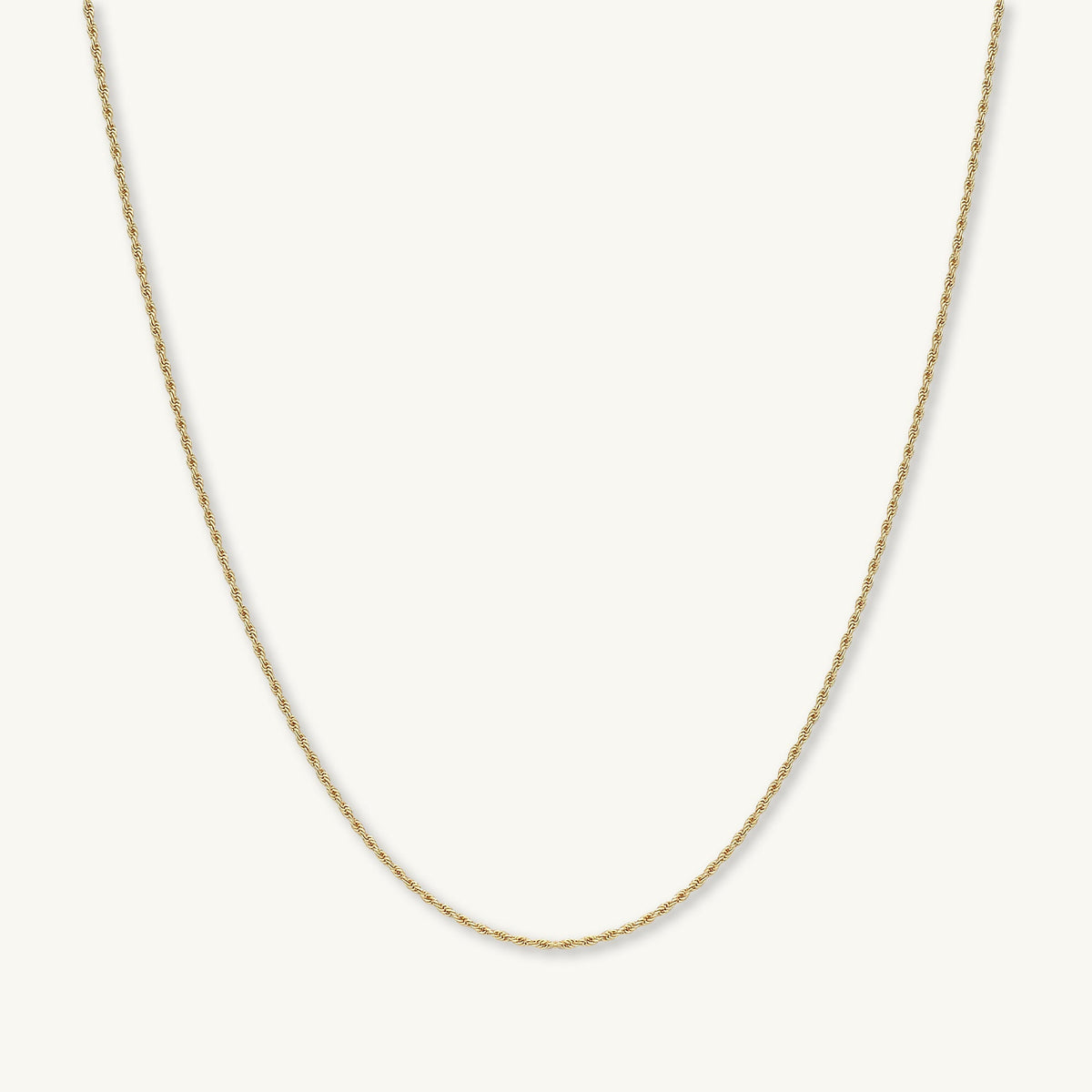 Classic Twist Rope Necklace