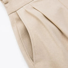 Verona – High Waist Pleated Lantern Pants with Ruffled Cuff