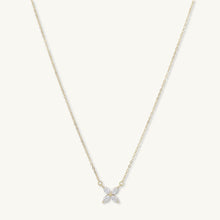 Clover Marquise Sapphire Chain Necklace