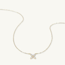 Clover Marquise Sapphire Chain Necklace
