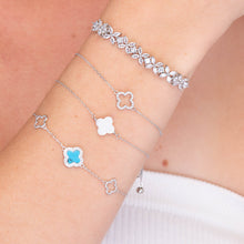 Clover MOP Chain Bracelet