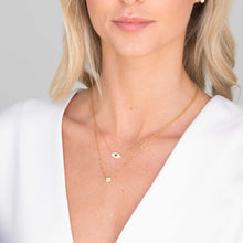 Clover Sapphire Chain Necklace