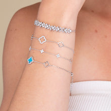 Clover Station Chain Bracelet
