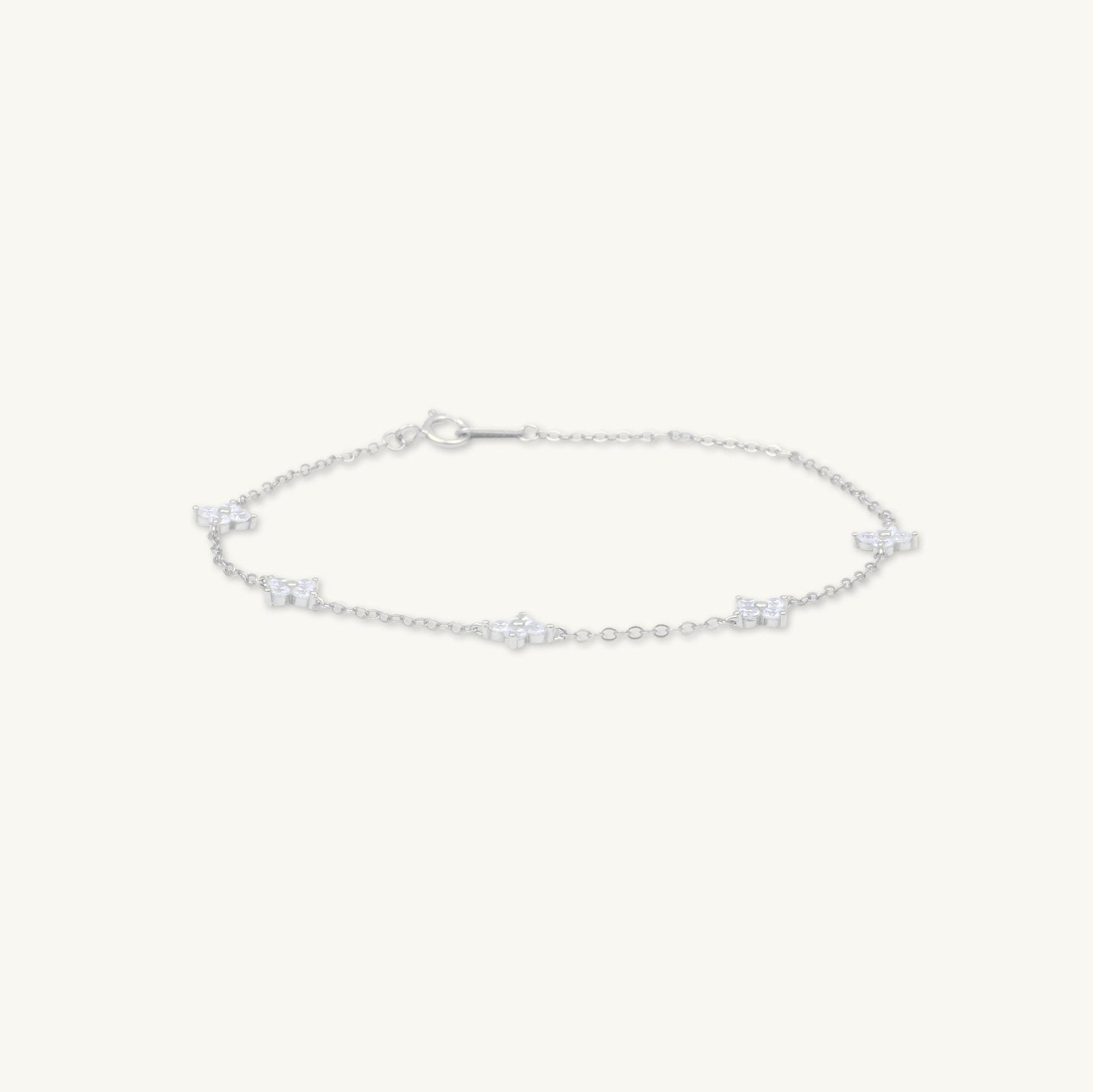 Clover Station Chain Bracelet